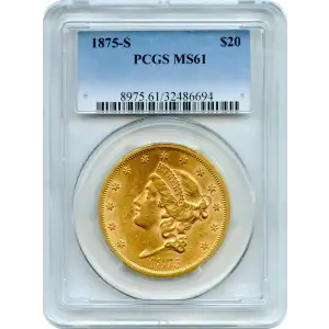 1875-S $20