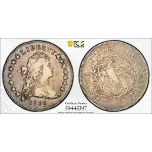 1796 $1 Small Date, Small Letters