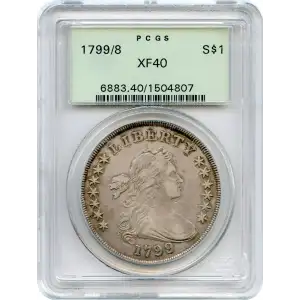 1799/8 $1 15 Reverse Stars