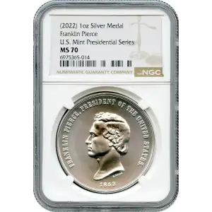 U.S. Mint Presidential Indian Peace Medal Silver Restrike