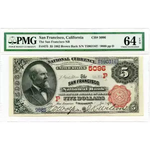 $5  Brown Seal and Brown Back Second Charter Period 475