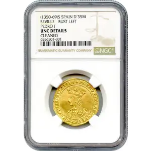 Spain Gold Dobla of 35 Maravedis