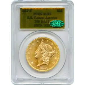 1857-S $20 Bold S S.S. Central America (2)