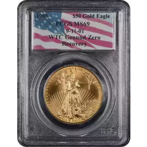 Gold Bullion-Gold Eagles--$50 Gold Eagle 1 oz -Gold- 50 Dollar