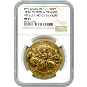 1970 STONE MOUNTAIN MEMORIAL MEDALLIC ART CO. DANBURY (3)
