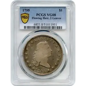 1795 $1 Flowing Hair, 2 Leaves (3)