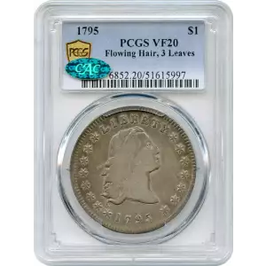 1795 $1 Flowing Hair, 3 Leaves (3)