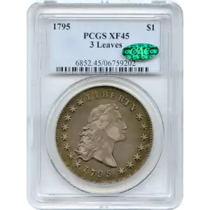 1795 $1 Flowing Hair, 3 Leaves (3)