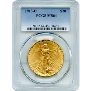 1913-D $20