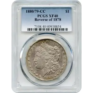 1880/79-CC $1 Reverse of 1878 (2)