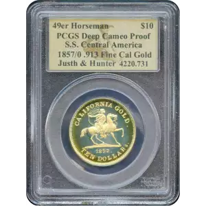 Territorial Gold -Baldwin & Co--$10 Gold Piece -Gold- 10 Dollar