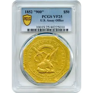 Territorial Gold - $50 U.S. Assay Office of Gold (2)