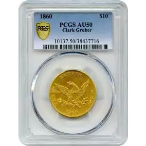 1860 $10 Clark, Gruber & Co. (4)