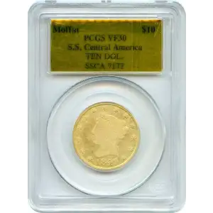 Territorial Gold Moffat & Co. $10 Gold Piece (2)